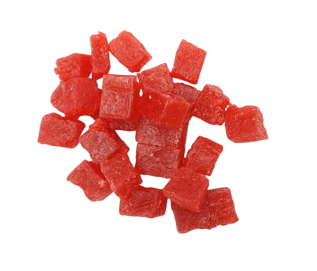 Candied Fruit Cubes (Strawberry)