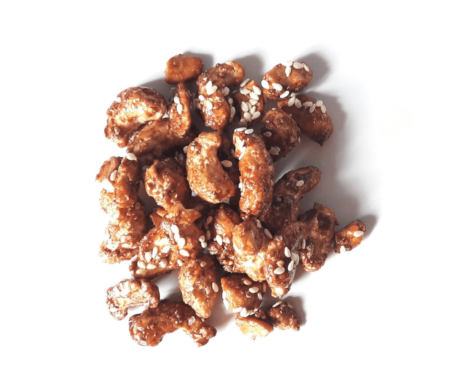 Sesame Caramelized Cashews